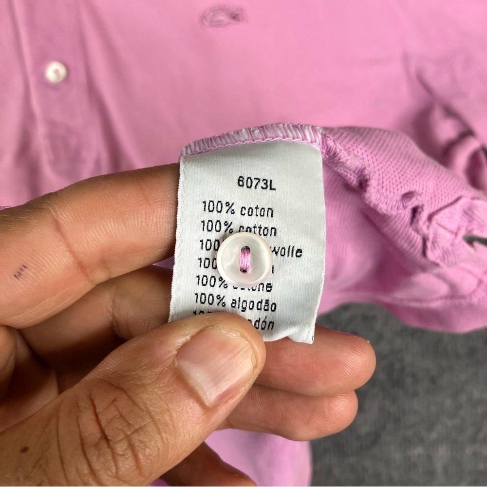 Lacoste Men's Soft Pink Polo Shirt - Picture 4 of 6